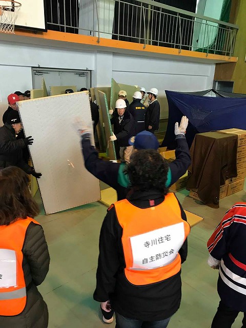 〜大阪の畳屋さんが「大東市総合防災訓練」に参加〜 大阪大東市家庭用国産畳専門店うえむら畳15