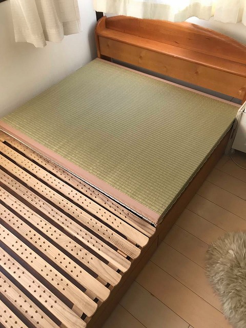〜ベッドでの目覚めの腰痛を畳でカイゼン〜大阪のイマドキの畳屋さんうえむら畳2