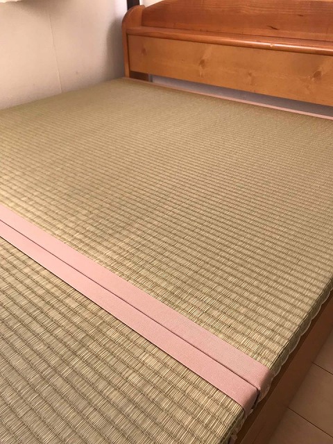 〜ベッドでの目覚めの腰痛を畳でカイゼン〜大阪のイマドキの畳屋さんうえむら畳4