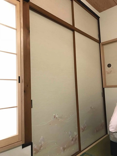 イマドキ模様替え洋間から和室へ。“きなり畳シリーズ極太(GOKUBUTO)大阪大東市家庭用国産畳専門店うえむら畳04
