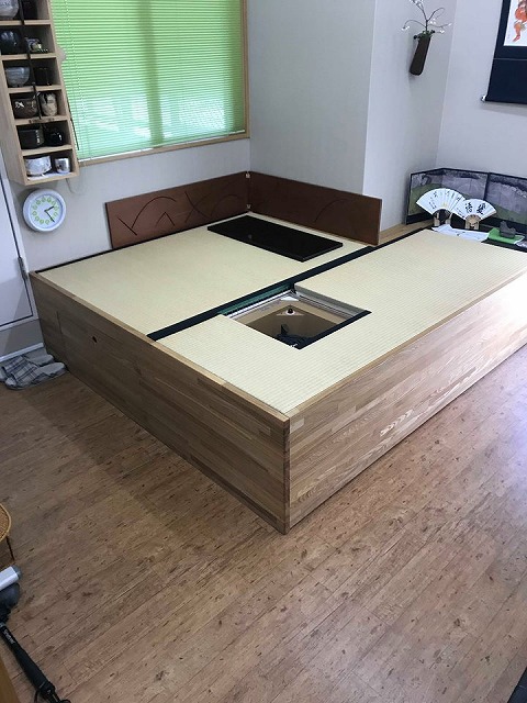 オーダーメイドユニット家具を使いやすくリメイク?大阪府大東市イマドキの畳屋さんうえむら畳4