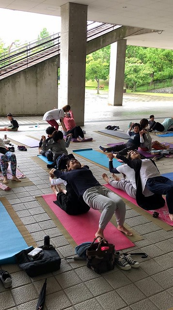 あおぞらヨガ(ヨガスタジオアーリアさん)を畳屋さんが応援ッ!!大阪府大東市家庭用国産畳専門店うえむら畳商店琉球畳ペット用畳介護用畳6