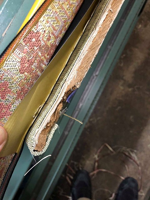 極薄畳の表替え(おもてがえ)土台はシッカリしてんねんッ(大阪府大東市)大阪府大東市家庭用国産畳専門店イマドキの畳屋さんうえむら畳1