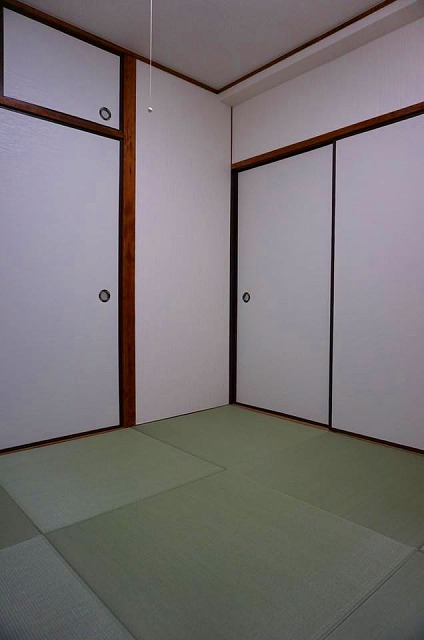 賃貸マンションにもカラー縁無し琉球畳で入居率アップ計画?(大阪府大東市4帖半間)2