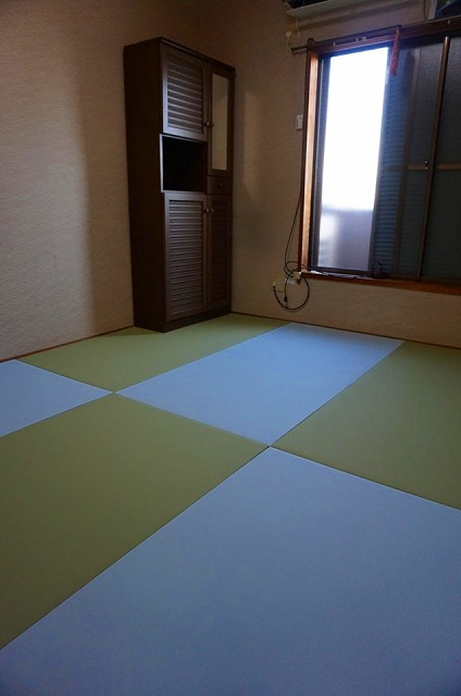 【ペット用縁無し琉球畳】わんちゃんの粗相や嘔吐の汚れを専用畳でカンタン解決ッ!!大阪府大東市イマドキの畳屋さんうえむら畳4