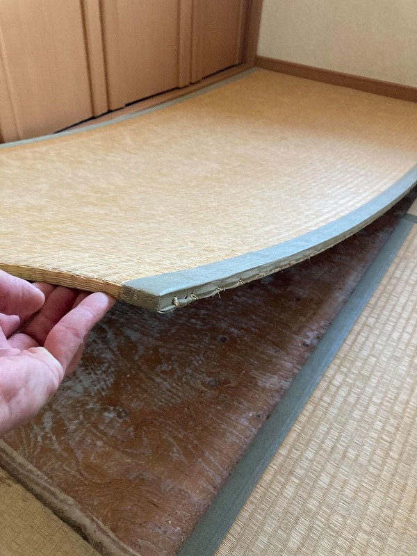 〜見なかったコトの極薄畳を和紙製縁無し琉球畳へ模様替え〜大阪府大東市家庭用国産畳専門店うえむら畳商店6
