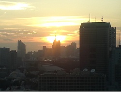 夕日