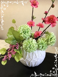 3月フレグランスフラワー作品