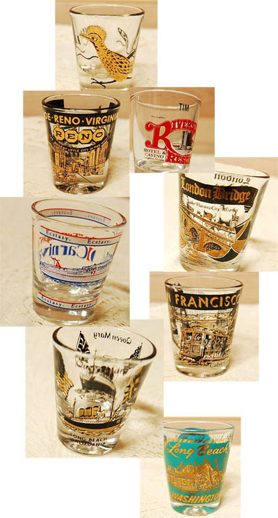 ショットグラス 43個 アメリカ各地