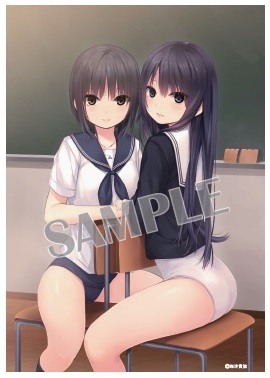 セーラー服 スク水 白峰莉花☆クリアファイル】珈琲貴族 白峰さん 青山