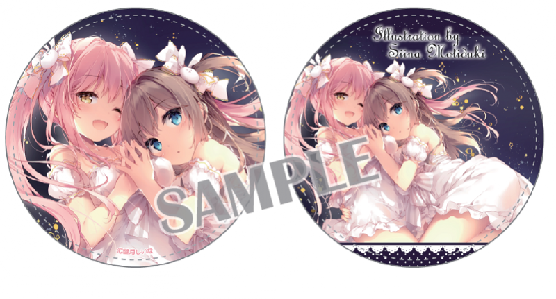 むにんしき先生 妹 缶バッジ ブレンドリームパーク ガチャガチャ 直筆