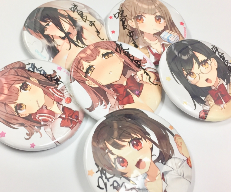 大人気《缶バッジコレクションガチャ》に〝咲良ゆき〟先生が登場