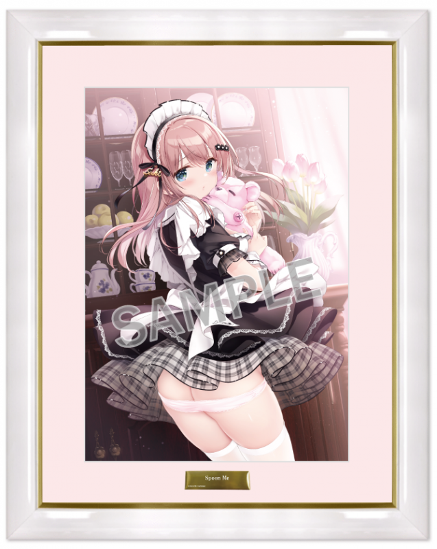ブレンドリーム　ほし　和メイド　ましろちゃん　直筆サインA3 複製原画 ブレンドリーム ほし 和メイド ましろちゃん 直筆サインA3 複製