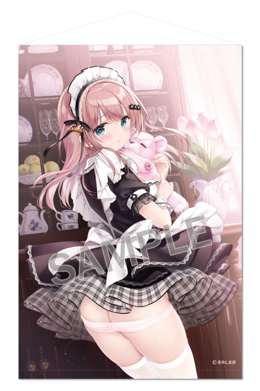 ブレンドリーム　ほし　和メイド　ましろちゃん　直筆サインA3 複製原画 ブレンドリーム ほし 和メイド ましろちゃん 直筆サインA3 複製原画