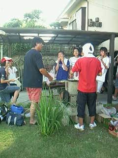 BBQでわいわいがやがや!!楽しみました