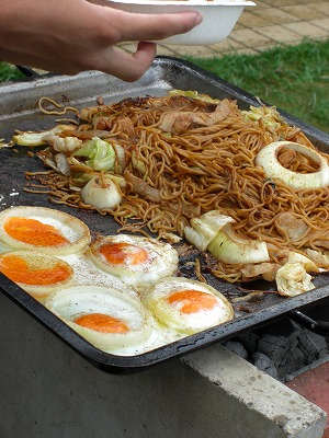 BBQの定番「焼きそば」