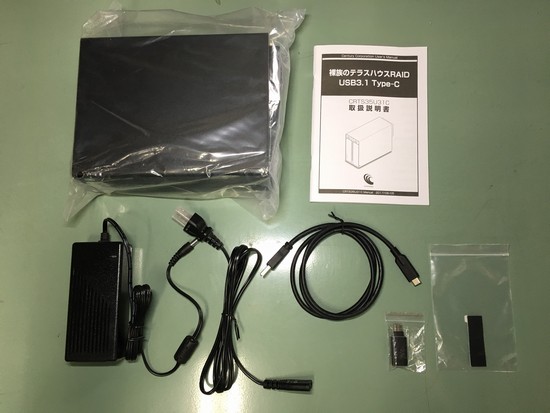 新製品レビュー 裸族のテラスハウス RAID USB3.1 Type-C