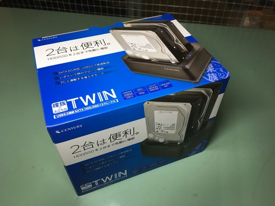 新製品レビュー 裸族のお立ち台TWIN (CROS2U3CP6G