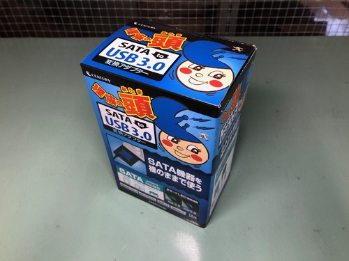 裸族の頭 USB3.0 - SATA アダプター (CRASU3S6G) レビュー