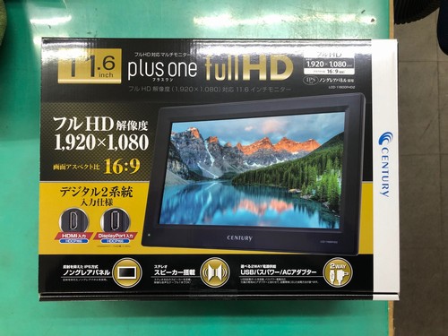 新製品レビュー】11.6インチHDMIマルチモニター plus one Full HD (LCD