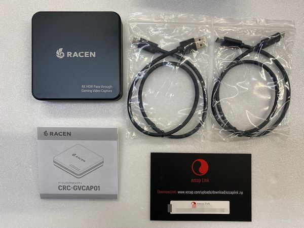 RACEN】ゲーミングビデオキャプチャー（CRC-GVCAP01）レビュー