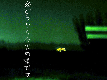 花火らしきもの