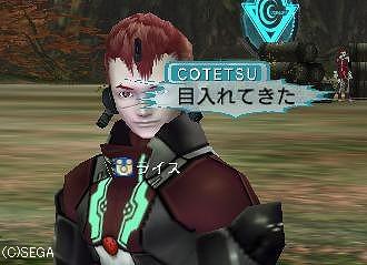 目がはいりました