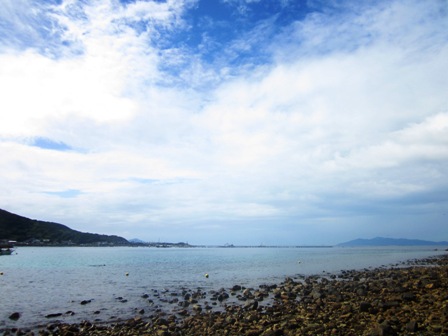 高知県の竜ヶ浜の海の写真