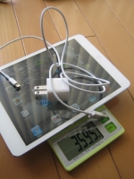 重さ計ってみた。359.5g