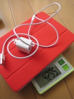 (カバーつけても429.5g)