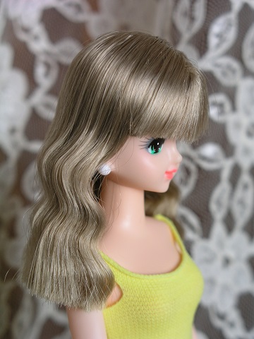 TOTOCO　フェアリーフィールド風　ジェニー　緑目　ソバージュ　リカちゃん TOTOCOフェアリーフィールド風ジェニー緑目ソバージュリカちゃん