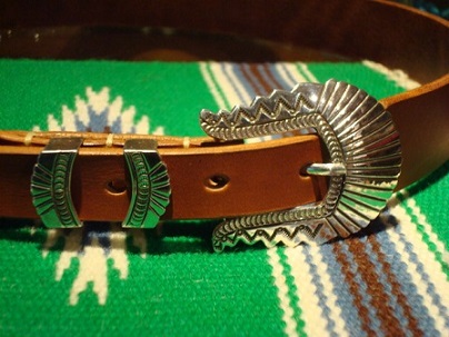 バックル インディアンジュエリー M thomas STERLING 約75g メンズ