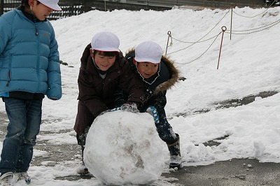雪だるま作り