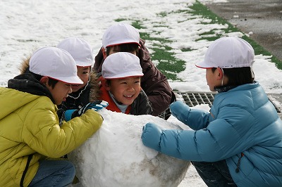 雪だるま作り