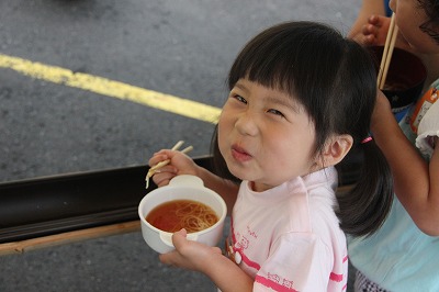 流しそうめん