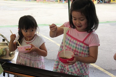 流しそうめん