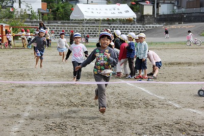 年長かけっこ