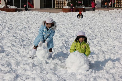雪だるま作り