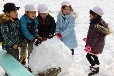雪だるま作り