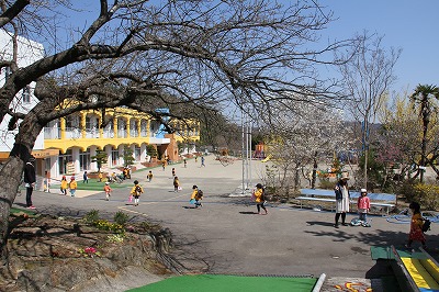 登園風景