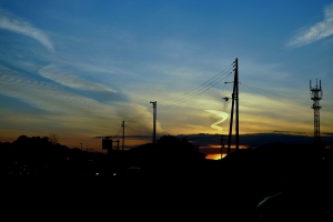 土佐市の夕焼け