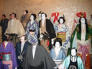 文楽楽屋にて