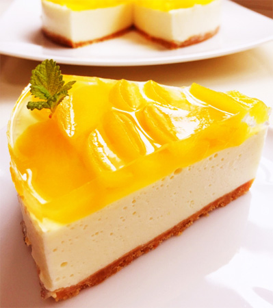 桃ケーキイメージ