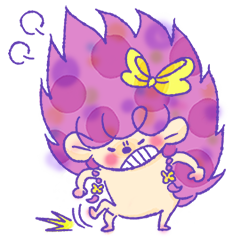 LINEスタンプ「ふきげんヘンジー」