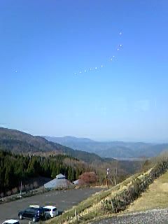 ビラデスト今津から見た山並み
