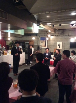 上野大照　ブリーフセラピー研修懇親会にて