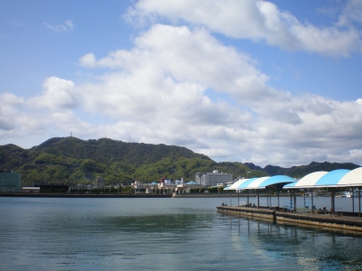 晴れた海