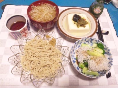 SBSH0219_0902夜-お蕎麦、もやしの味噌汁、シラスきゅうり、梅海苔奴_400.jpg