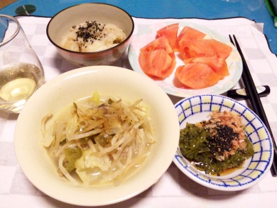 SBSH0202_0213夜-野菜スープ、めかぶ、トマト、かやく飯_400.jpg