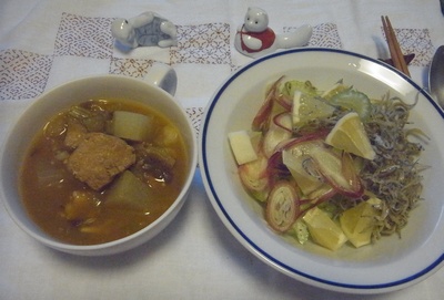 RIMG0015_0605夜-チキンカレー、みょうがサラダ_400.jpg